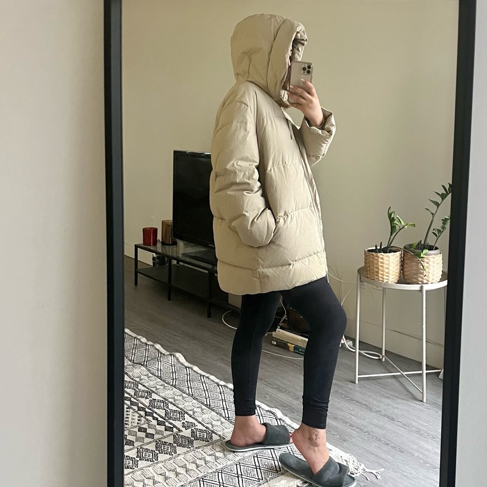 Zara winter puffer coat jacket